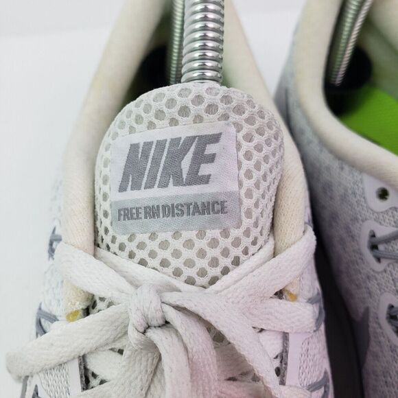 Nike Free Distance Womens Size 9 Hyper Jade White Running Shoes 827116 100 - Picture 8 of 10